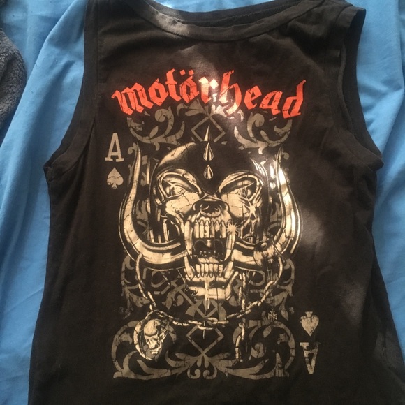 Tops | Motrhead Cut Sleeveless Tee 